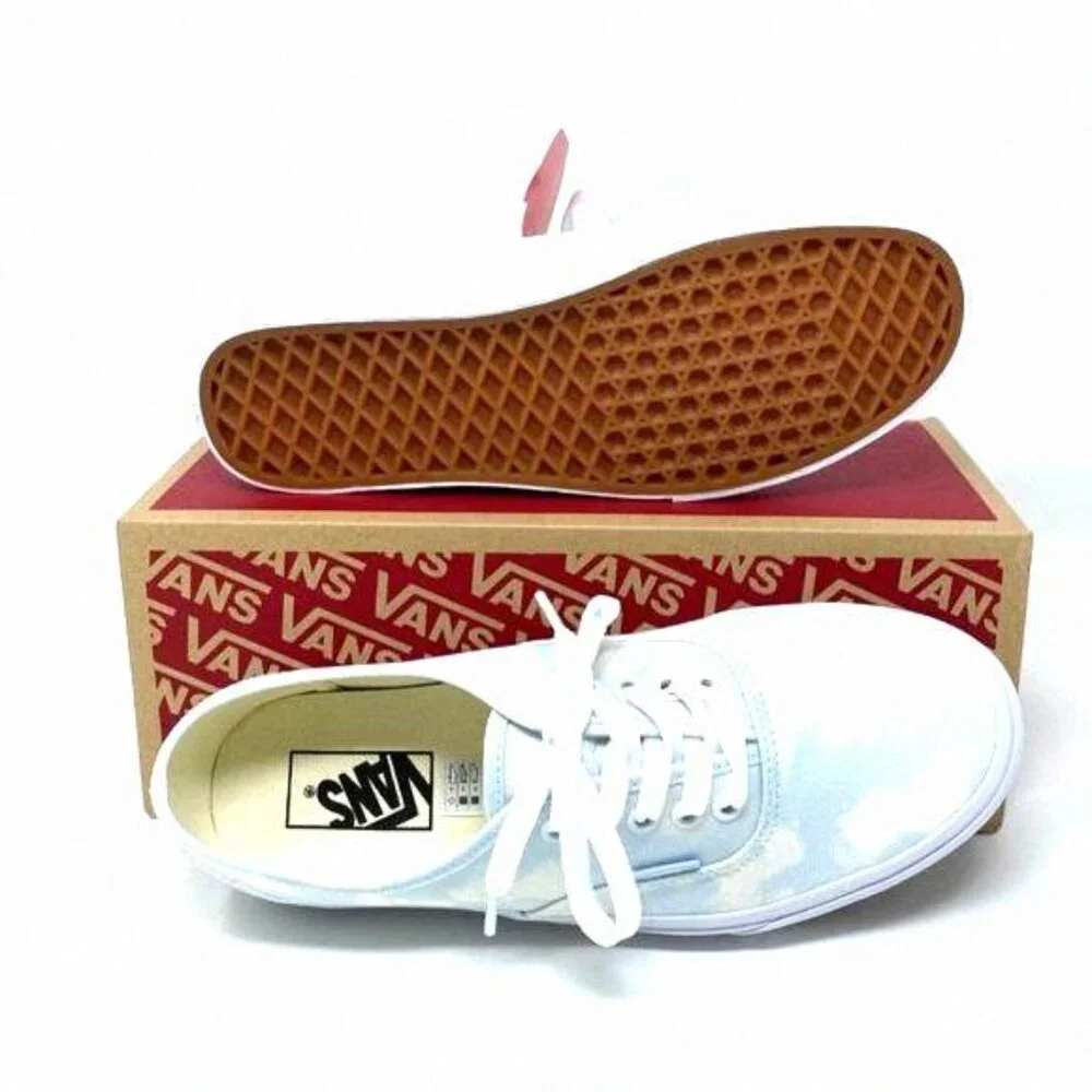 💖MEGA SALE💖VANS Women VN0A348A3XO Authentic Bleach Wash Ballad Canvas Blue